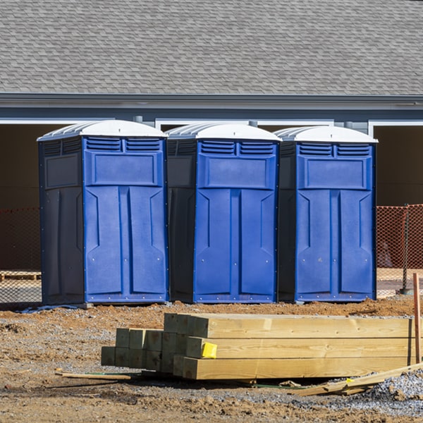 how do you dispose of waste after the portable restrooms have been emptied in Alsen